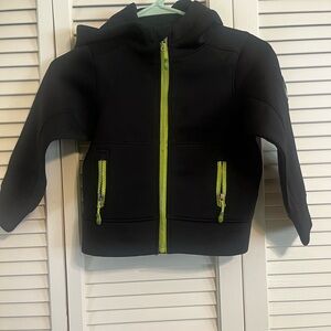 Sequoia Black Jacket with Teal Logo Accent